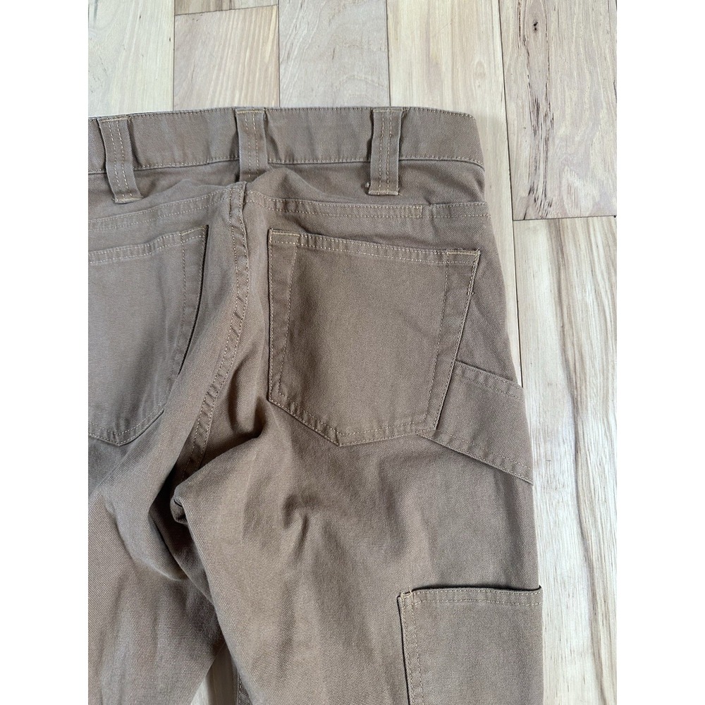 Dovetail Workwear Maven X Pants Women's 0/30 Saddle Brown Slim Canvas Utility - Picture 8 of 9